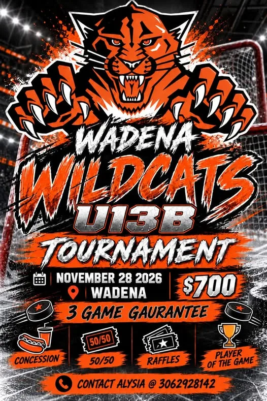 Poster for Wadena Wildcats Tournament