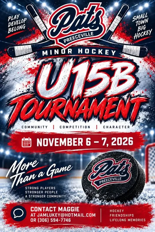 Poster for Pats U15B Tournament