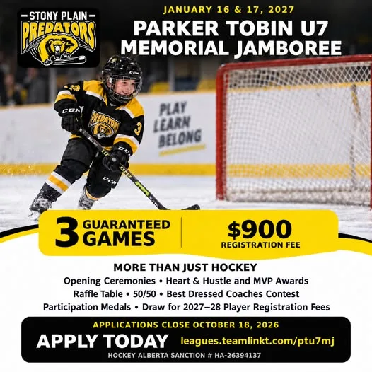 Poster for Parker Tobin U7 Memorial Jamboree