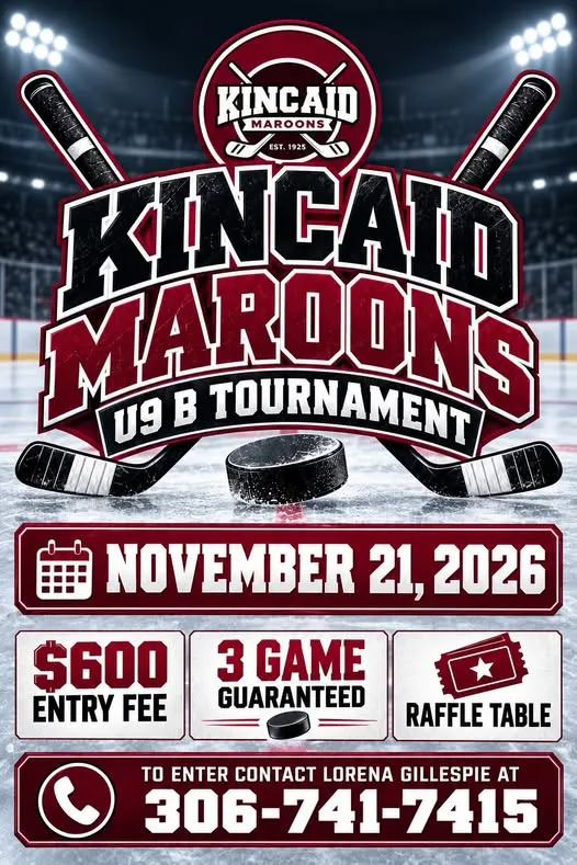 Poster for Kincaid Maroons U9 B Tournament