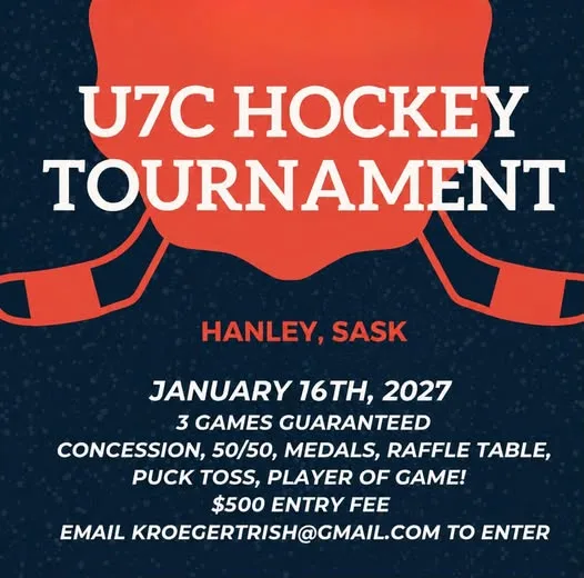 Poster for U7C Hockey Tournament