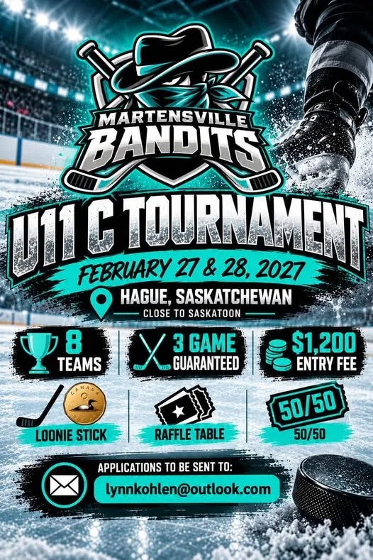 Poster for Martensville Bandits U11 C Tournament