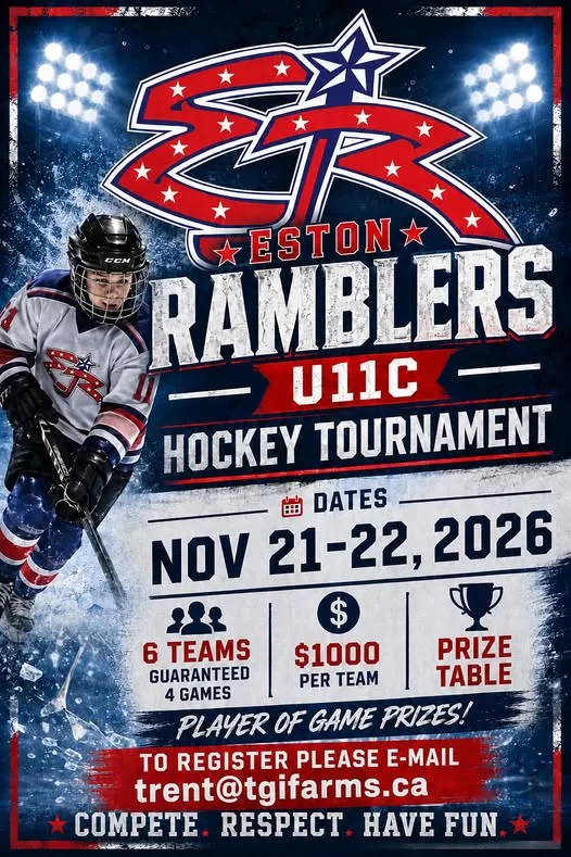 Poster for Eston Ramblers U11C Hockey Tournament