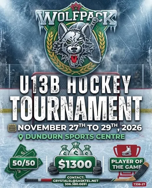 Poster for WOLFPACK U13B HOCKEY TOURNAMENT