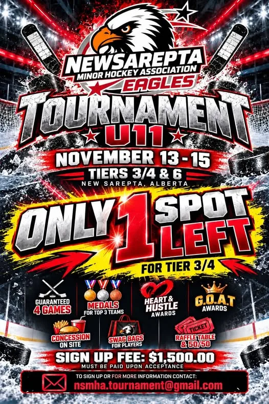 Poster for NEWSAREPTA EAGLES TOURNAMENT