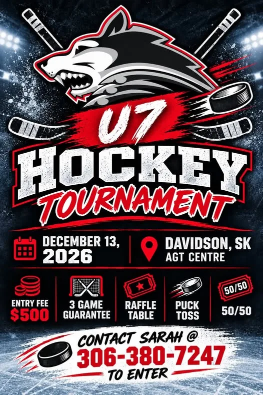 Poster for U7 Hockey Tournament