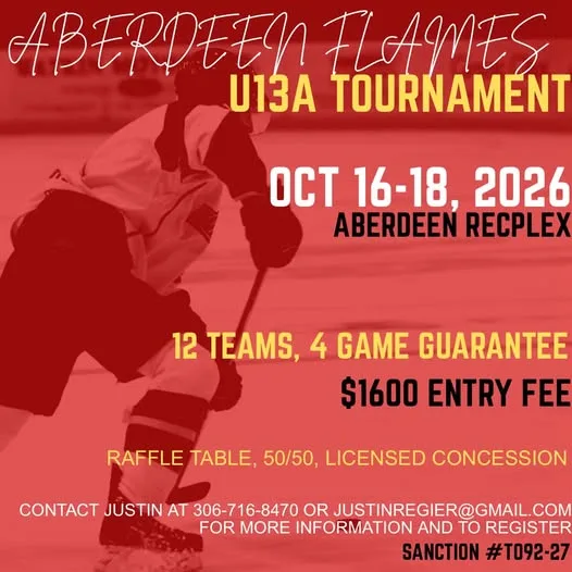 Poster for ABERDEEN FLAMES U13A TOURNAMENT