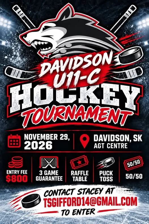 Poster for Davidson U11-C Hockey Tournament