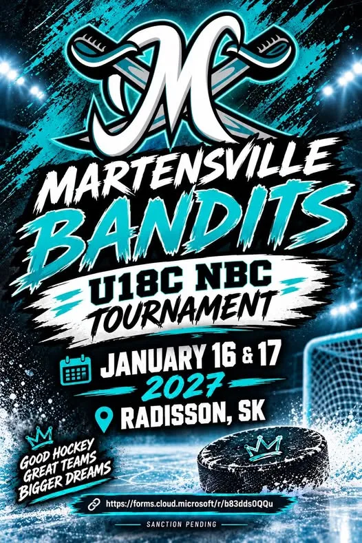Poster for Martensville Bandits U18C NBC Tournament