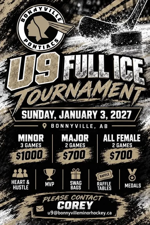 Poster for U9 FULL ICE TOURNAMENT