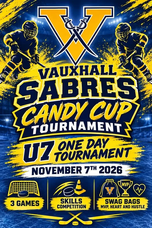Poster for Vauxhall Sabres Candy Cup Tournament