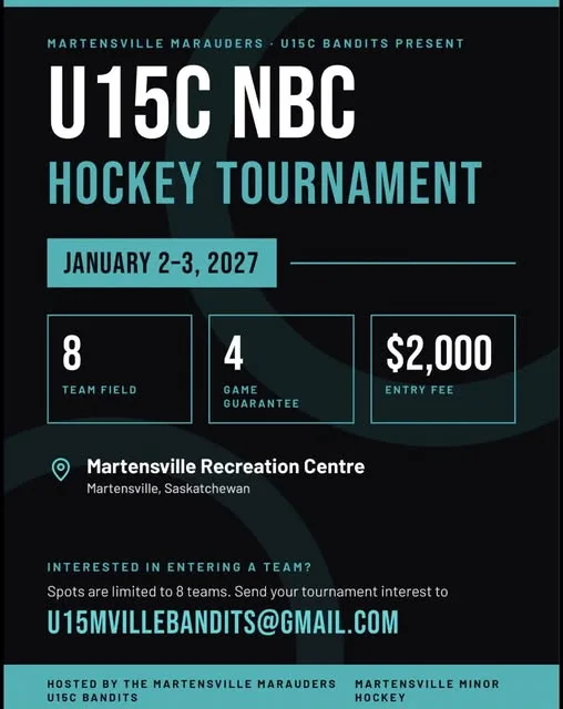 Poster for U15C NBC Hockey Tournament
