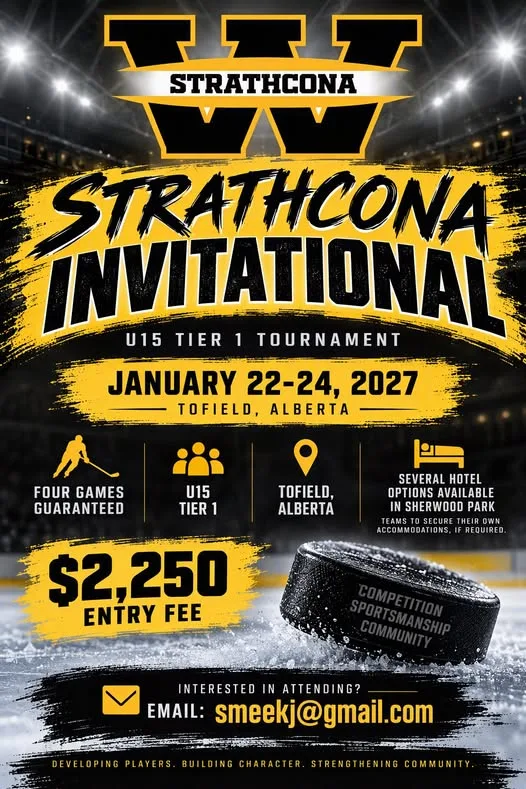 Poster for Strathcona Invitational
