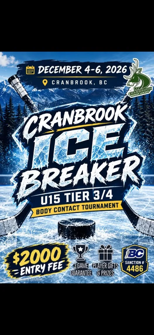 Poster for Cranbrook Ice Breaker
