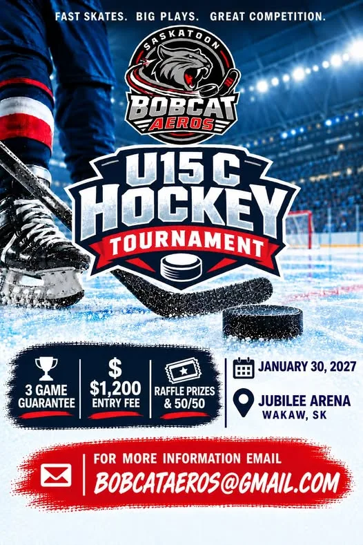 Poster for U15 C Hockey Tournament