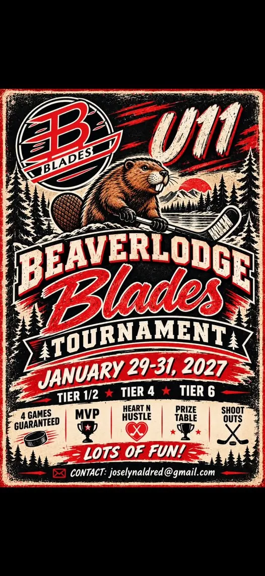 Poster for Beaverlodge Blades Tournament