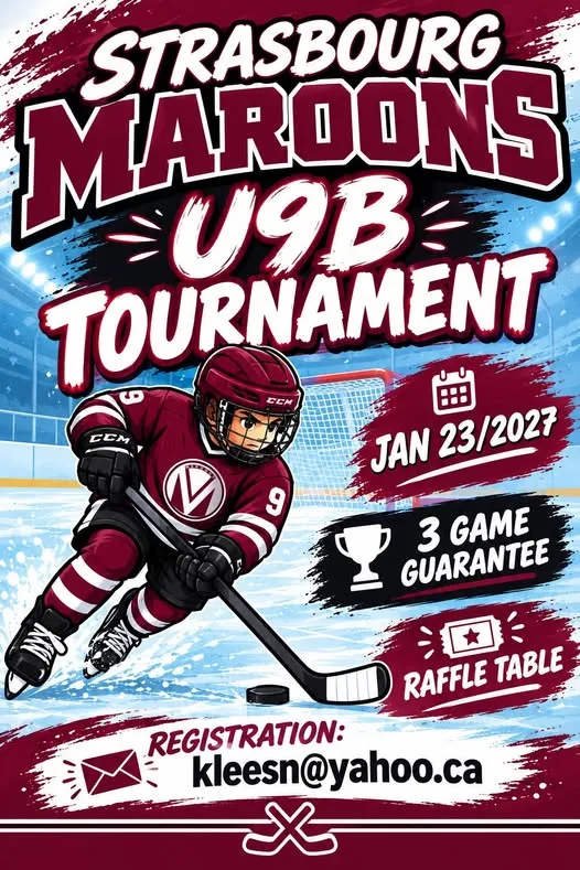Poster for Strasbourg Maroons U9B Tournament