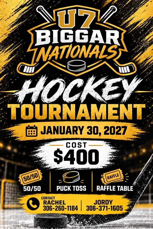 Poster for U7 Biggar Nationals Tournament
