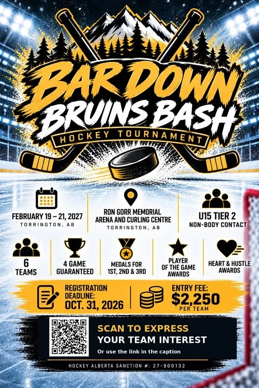 Poster for Bar Down Bruins Bash