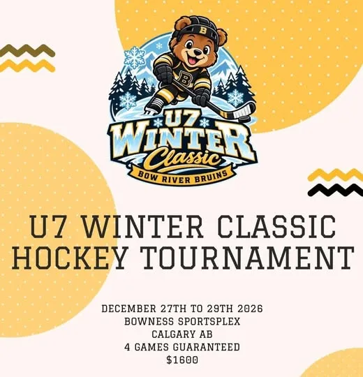 Poster for U7 Winter Classic Hockey Tournament