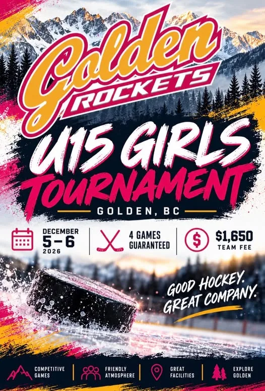 Poster for Golden Rockets U15 Girls Tournament