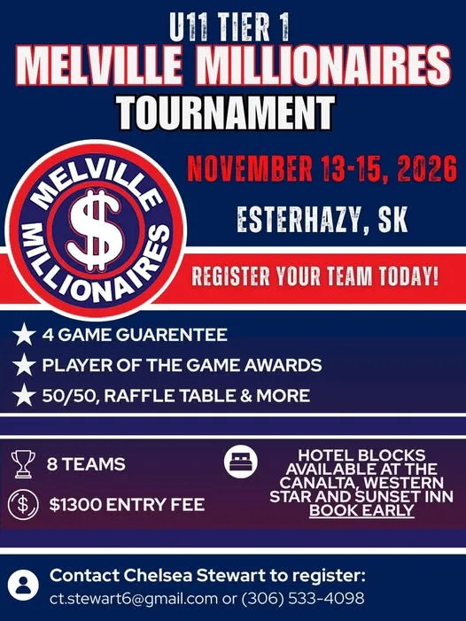 Poster for Melville Millionaires Tournament