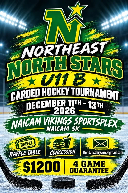 Poster for Northeast North Stars U11 B Carded Hockey Tournament