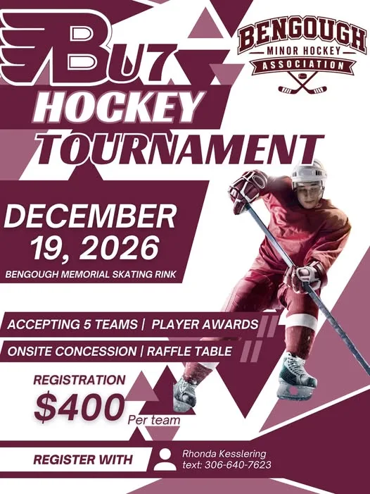 Poster for U7 Hockey Tournament