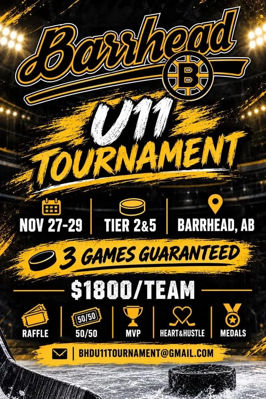Poster for Barrhead U11 Tournament