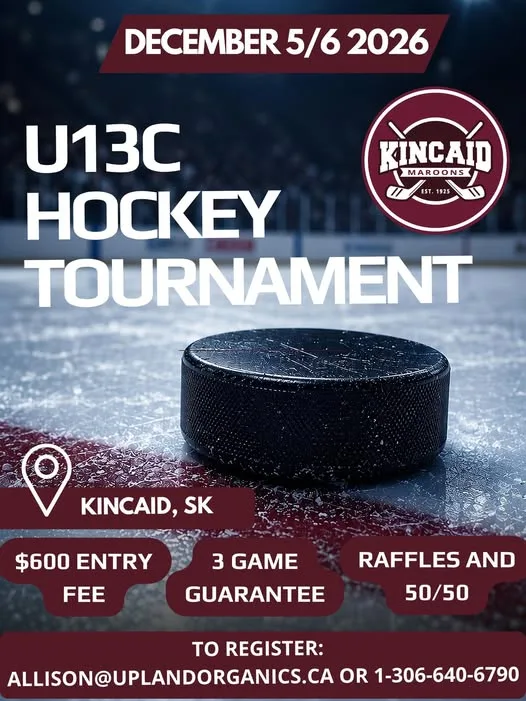 Poster for U13C Hockey Tournament