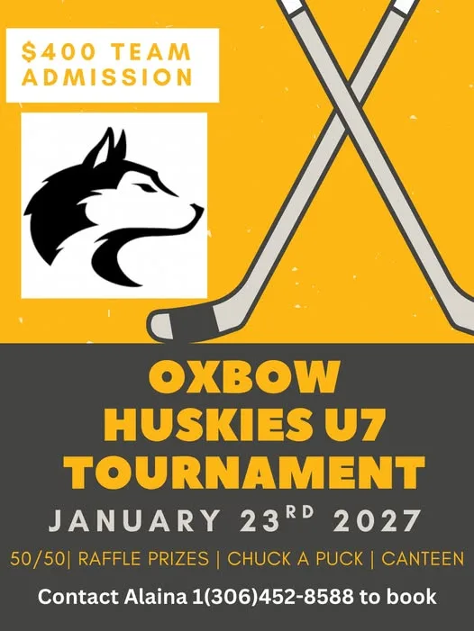 Poster for Oxbow Huskies U7 Tournament