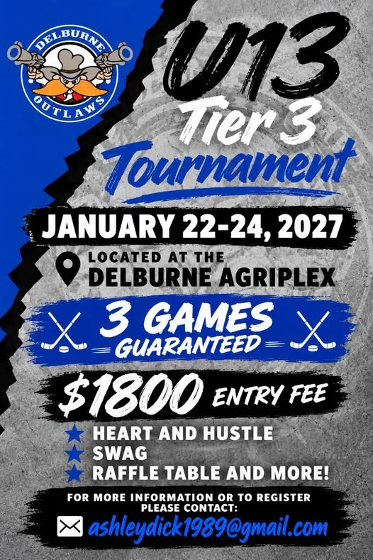 Poster for U13 Tier 3 Tournament