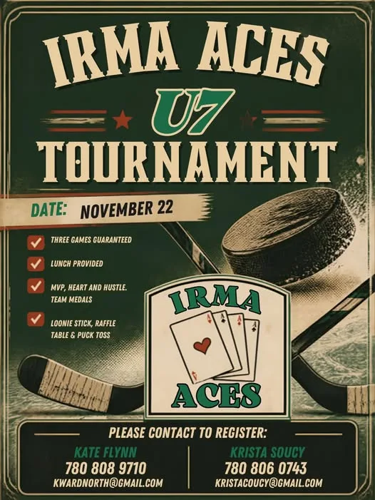 Poster for IRMA ACES U7 TOURNAMENT