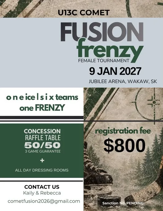 Poster for U13C Female Hockey Tournament