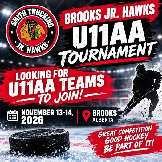 Poster for Brooks Jr. Hawks U11AA Tournament