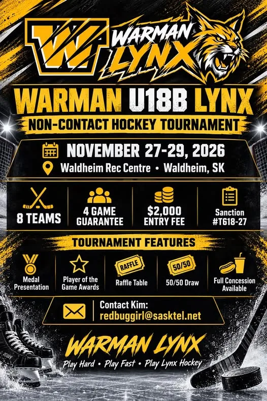 Poster for Warman U18B Lynx