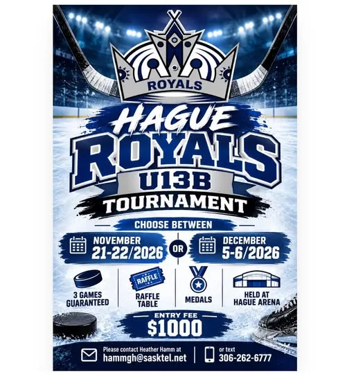 Poster for HAGUE ROYALS U13B TOURNAMENT