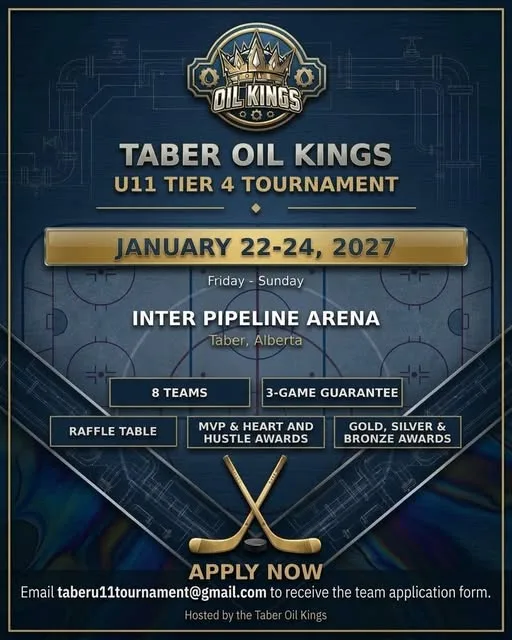 Poster for TABER OIL KINGS U11 TIER 4 TOURNAMENT