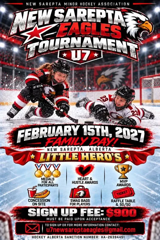 Poster for New Sarepta Eagles Tournament