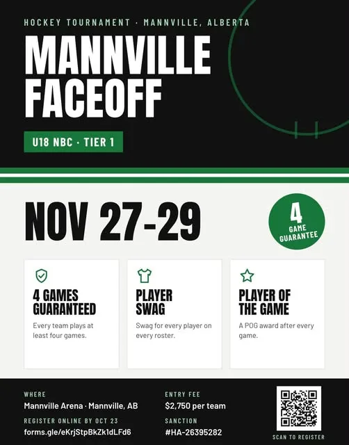 Poster for Mannville Faceoff