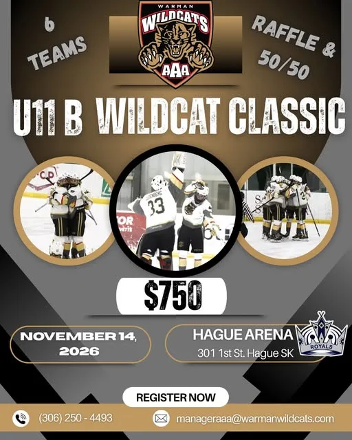 Poster for U11 B Wildcat Classic