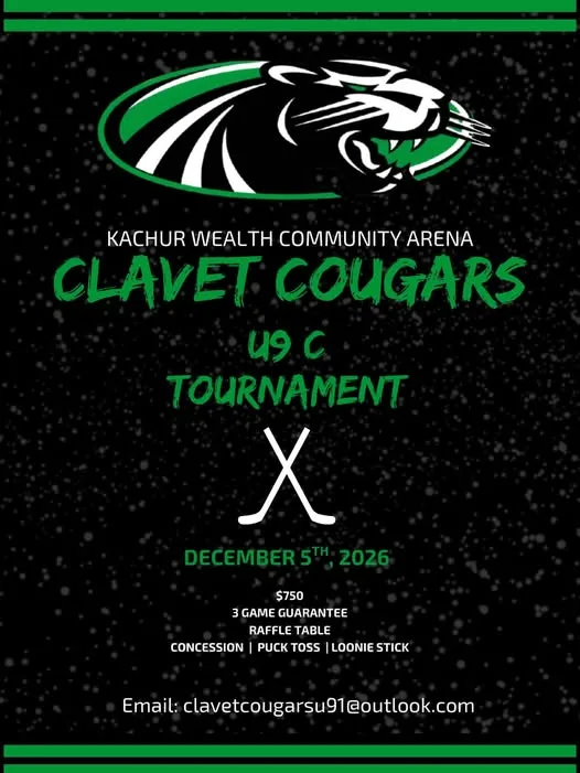 Poster for CLAVET COUGARS U9 C TOURNAMENT