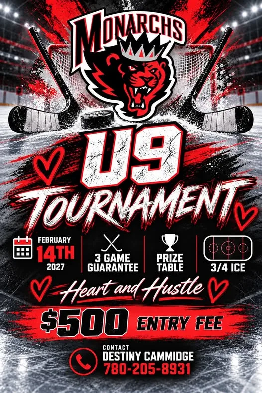 Poster for Monarchs U9 Tournament