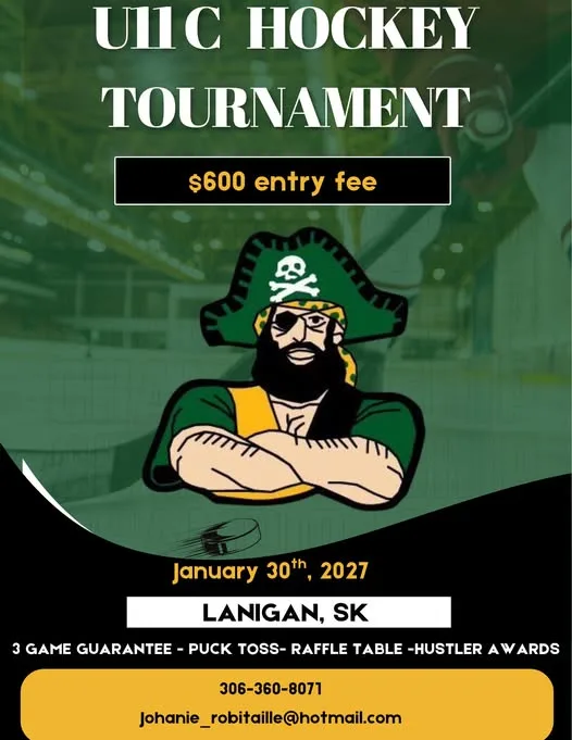 Poster for U11 C Hockey Tournament