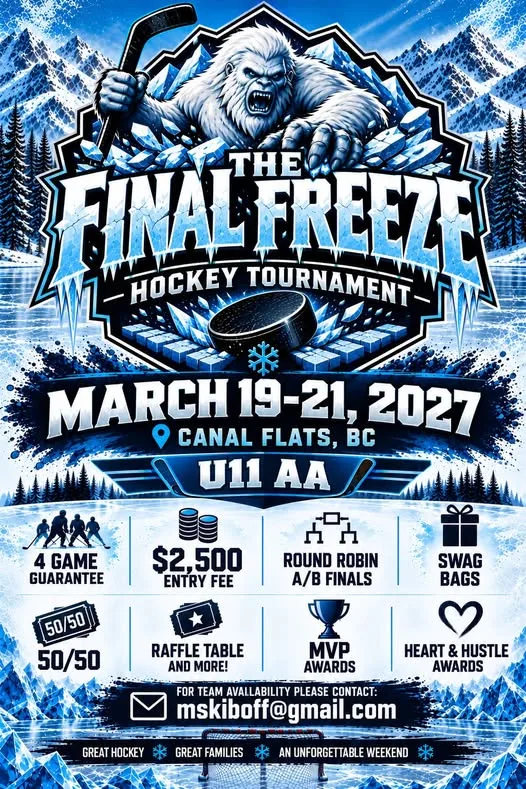 Poster for The Final Freeze Hockey Tournament