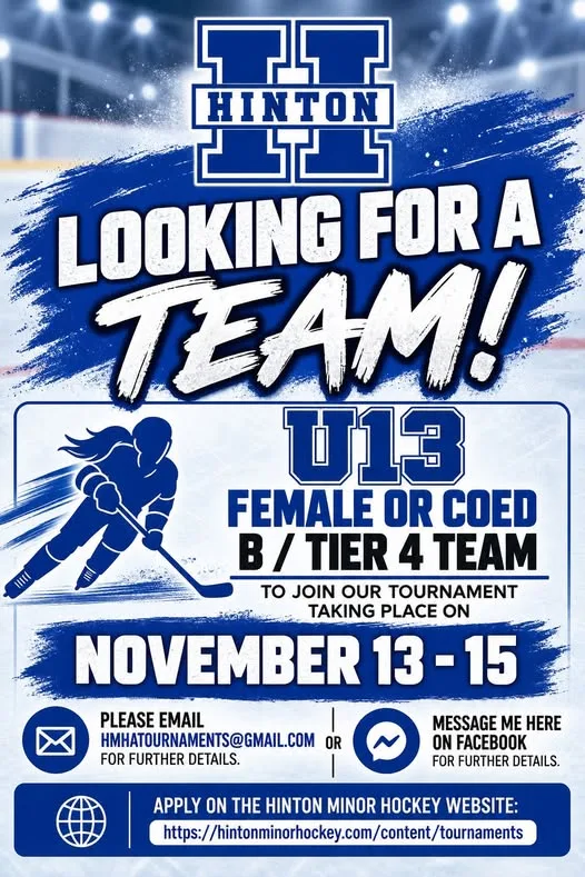 Poster for Hinton Tournament