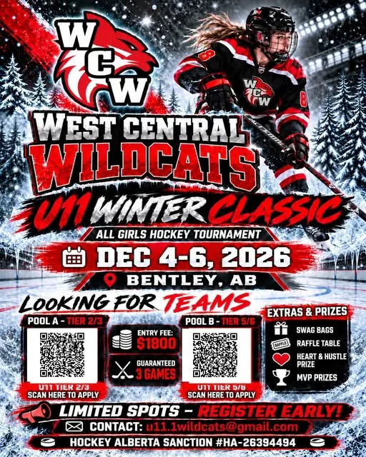 Poster for West Central Wildcats U11 Winter Classic