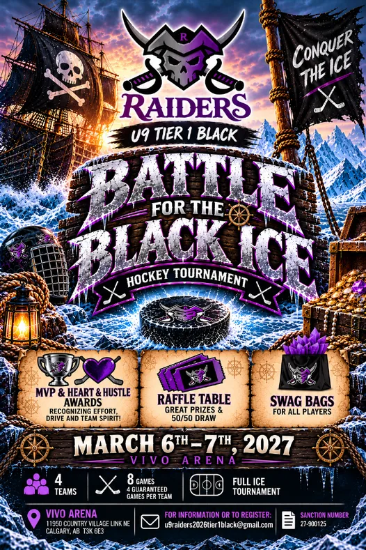 Poster for Raiders "Battle for the Black Ice"