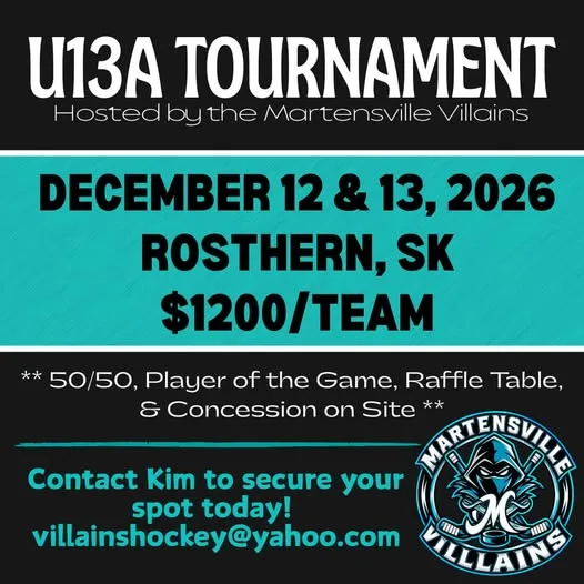 Poster for U13A TOURNAMENT
