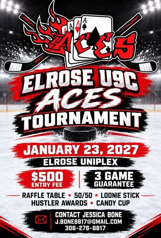 Poster for Elrose U9C Aces Tournament